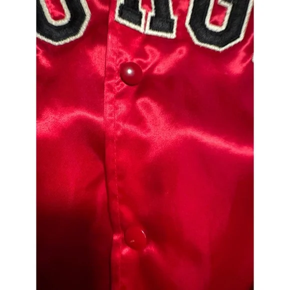 Vintage 80's Swingster Georgia Bulldogs UGA Dawgs Bomber Jacket Mens XL USA Made - Picture 3 of 6